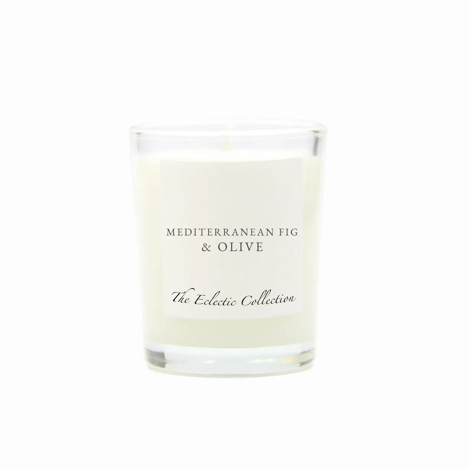 Mediterranean Fig & Olive, Small Candle, Clear Glass
