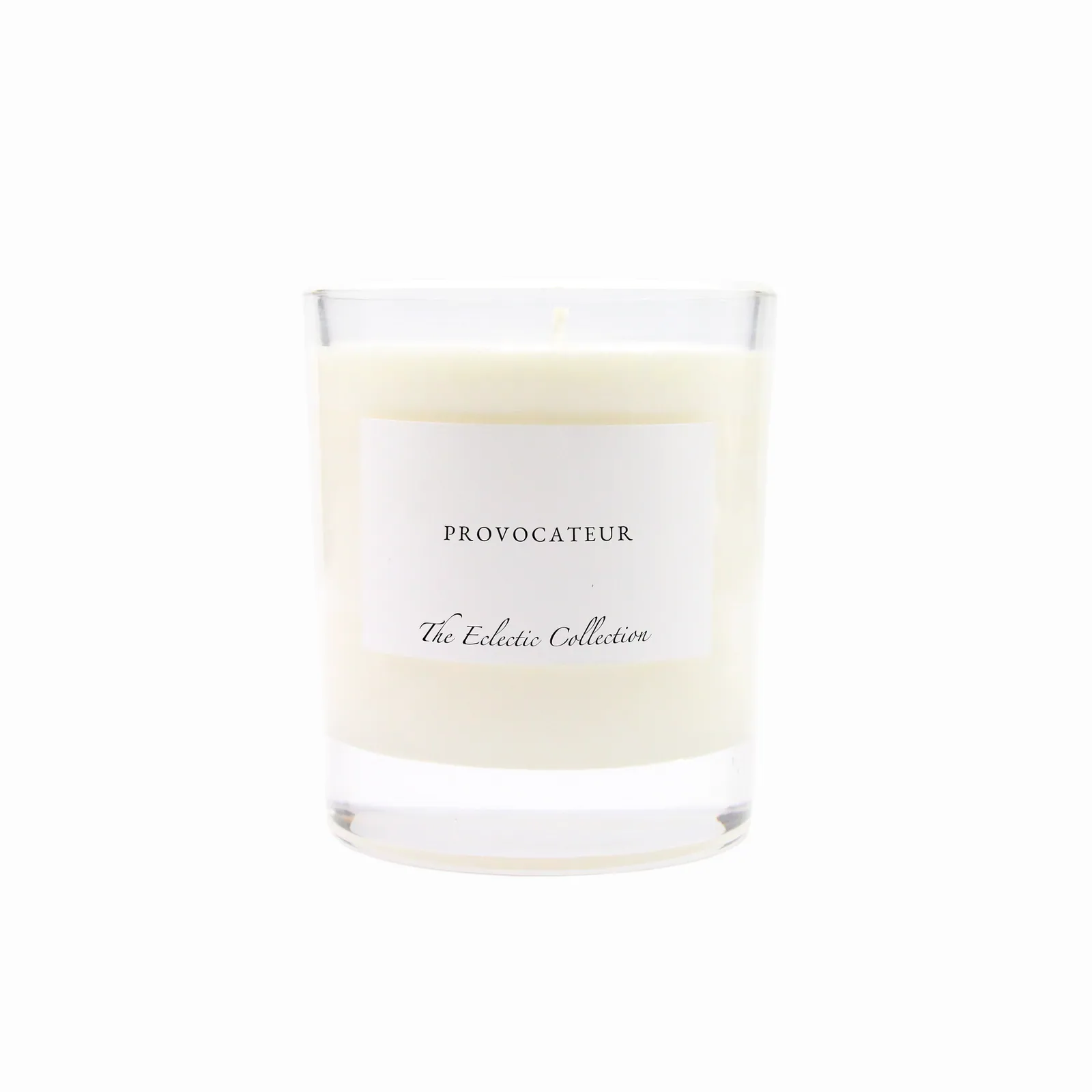 Provocateur, Medium Candle, Clear Glass