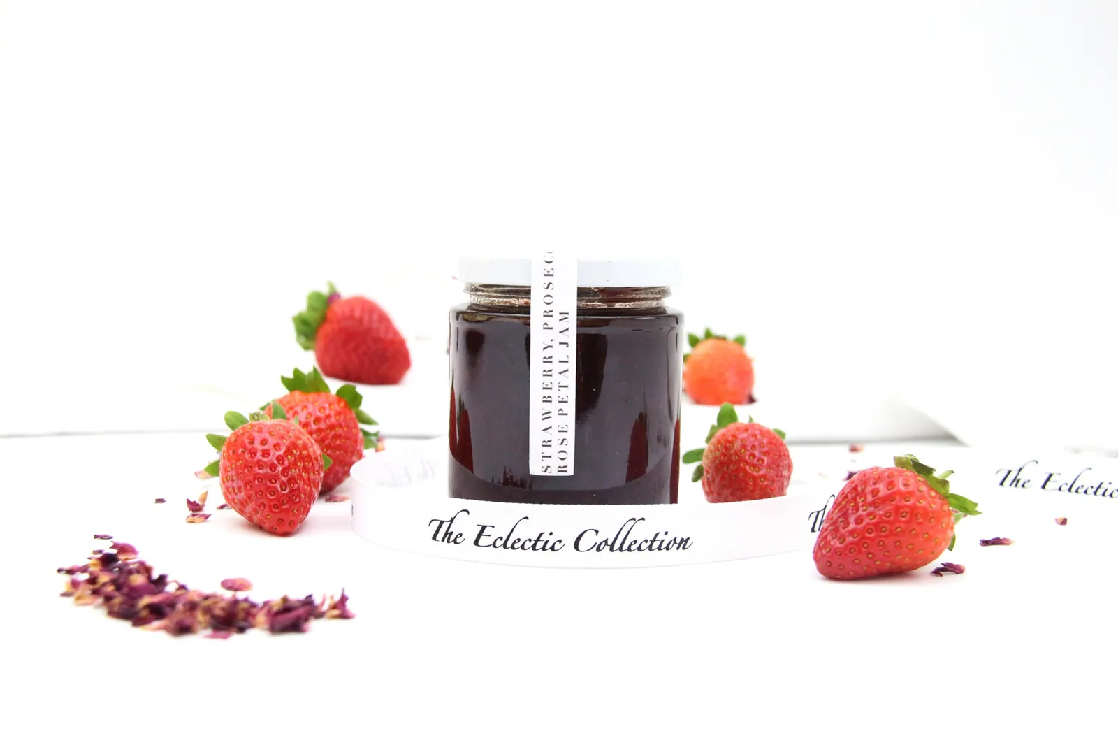 Strawberry, Prosecco & Rose Petal Jam, Jams & Preserves