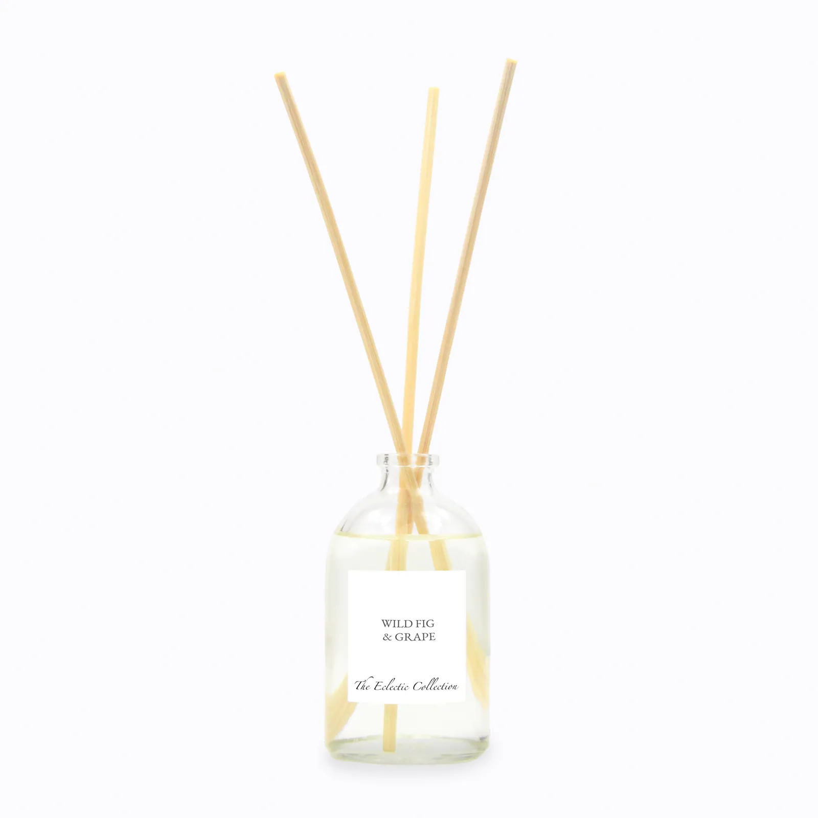 Wild Fig & Grape, Reed Diffuser, Clear glass