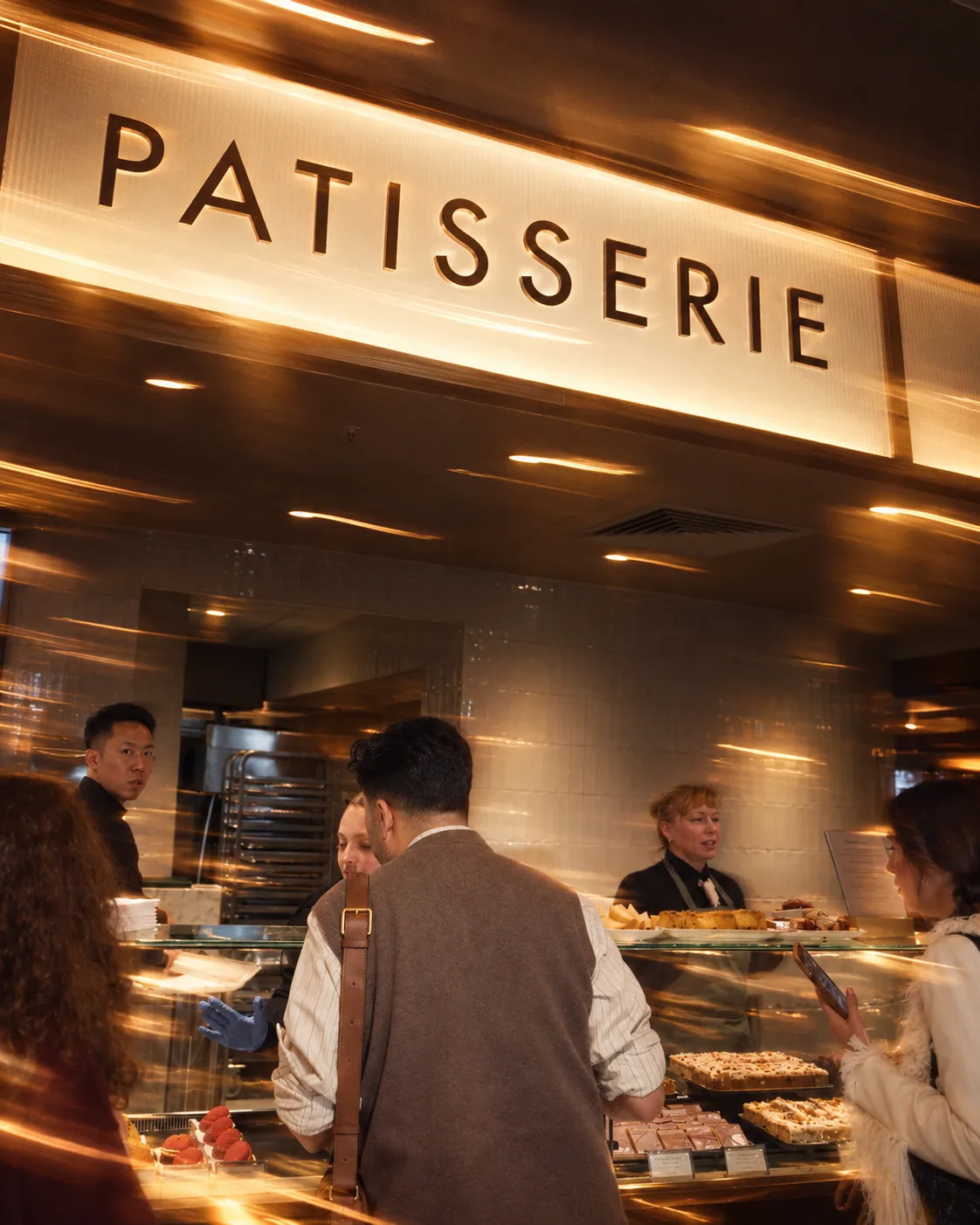 The pâtisserie counter at John Lewis Oxford Street
